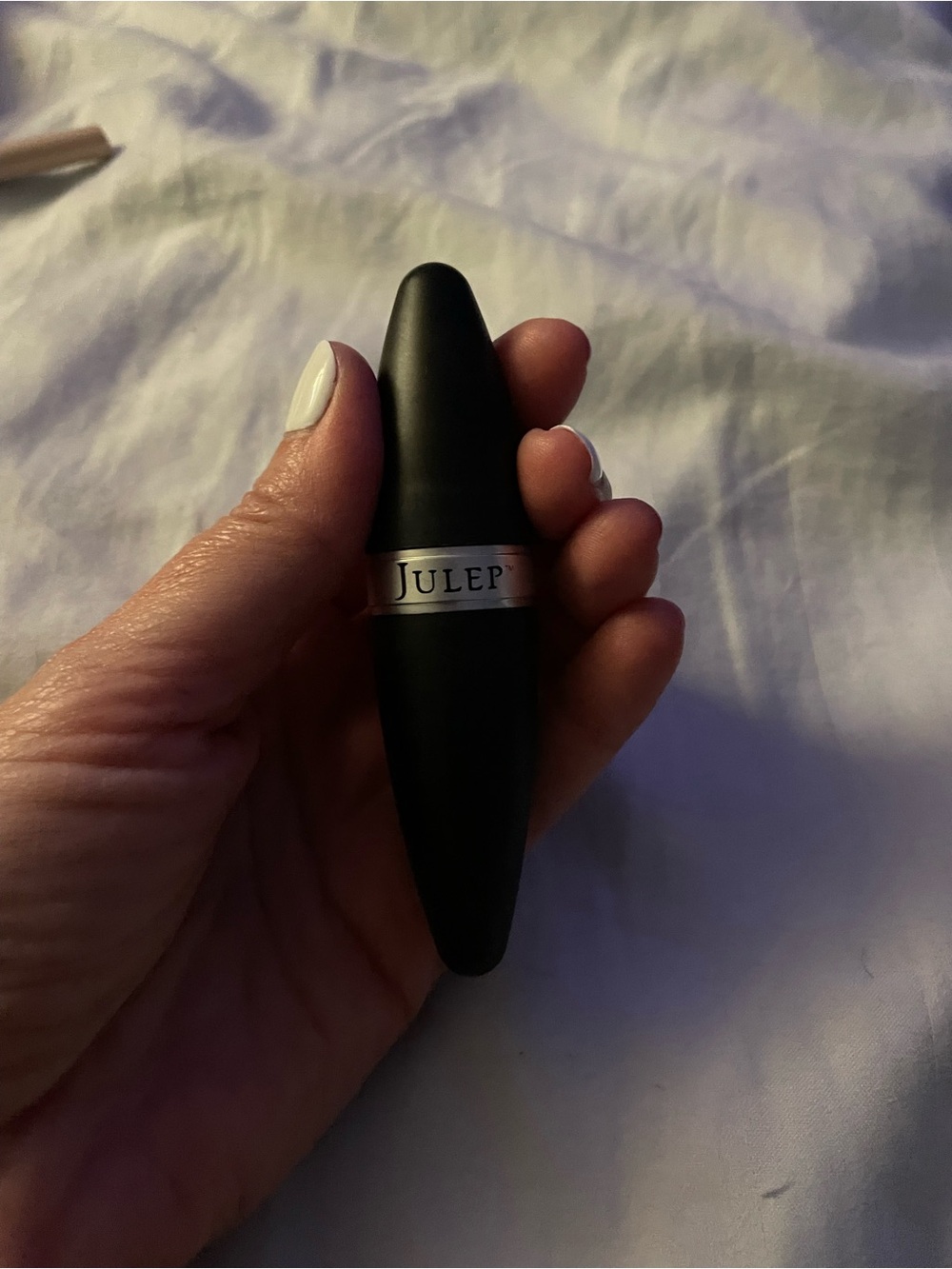 Black and silver Julep eye pencil sharpener
